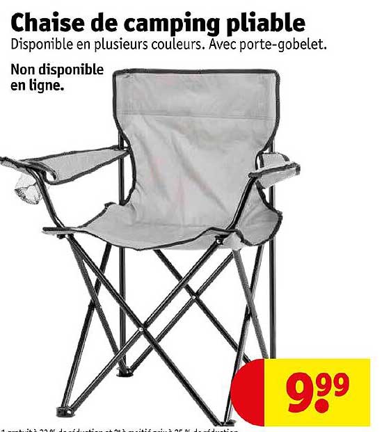Chaise De Camping Pliable