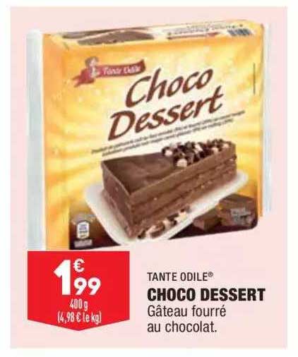 choco dessert tante odile