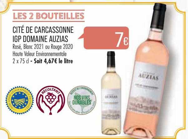 cité de carcassonne igp domaine auzias