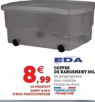 Coffre De Rangement 80l Eda