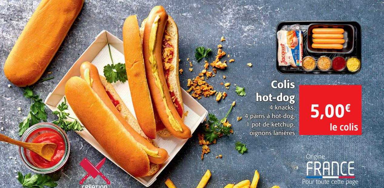 colis hot-dog