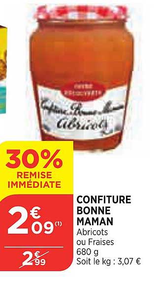 confiture bonne maman