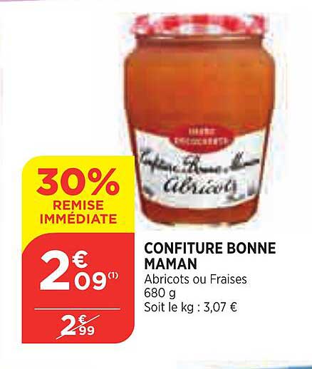 confiture bonne maman