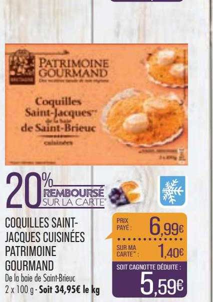 coquilles saint-jacques cuisinées patrimoine gourmand