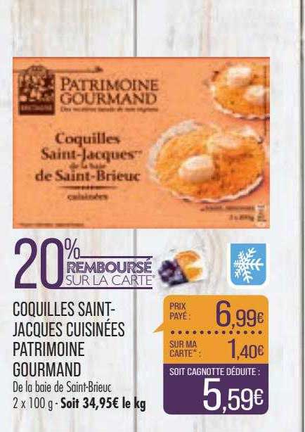 coquilles saint-jacques cuisinées patrimoine gourmand