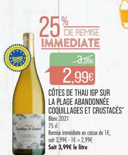 côtes de thau igp sur la plage abandonnée coquillages et crustacés