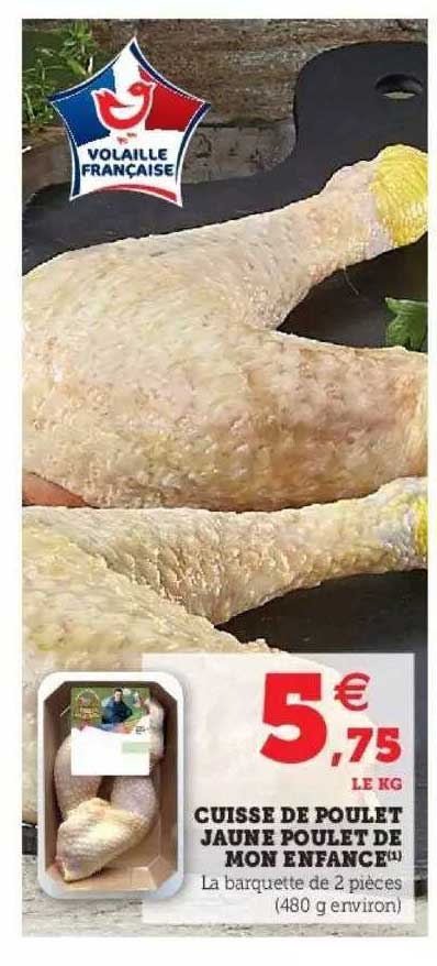 cuisse de poulet jaune poulet de mon enfance