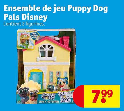 ensemble de jeu puppy dog pals disney