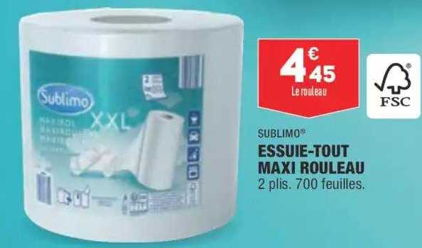 essuie-tout maxi rouleau sublimo®
