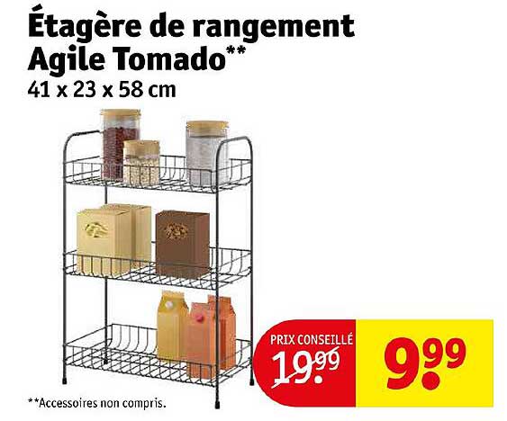 étagères de rangement agile tomado