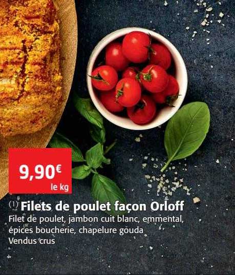 filets de poulet façon orloff
