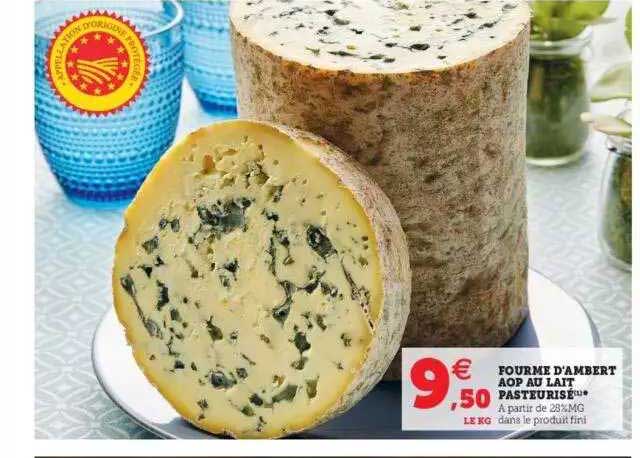 Fourme D'ambert Aop Au Lait Pasteurisé