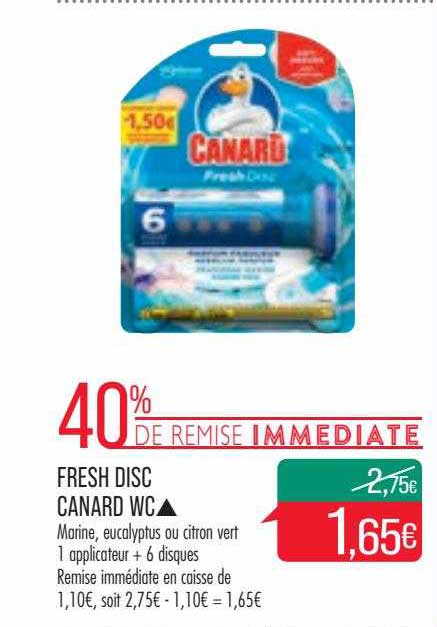 fresh disc canard wc