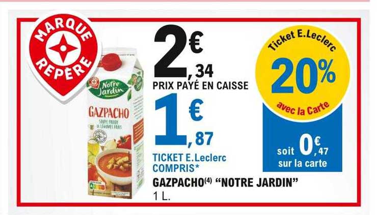 gazpacho "notre jardin"