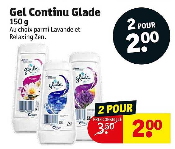 gel continu glade 150 g
