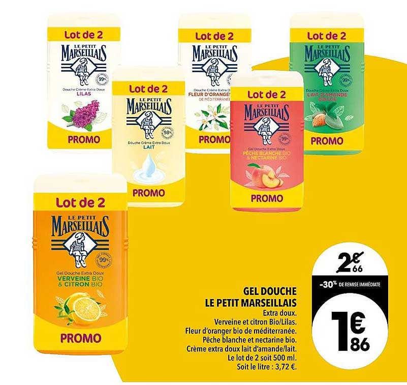 Gel Douche Le Petit Marseillais