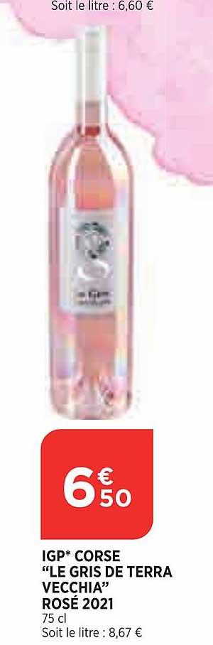 igp corse "le gris de terra vecchia" rosé 2021
