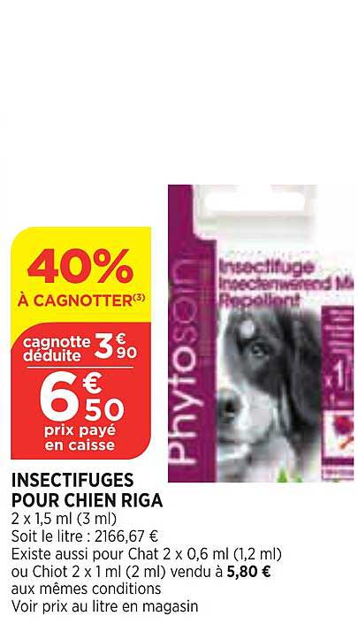 insectifuges pour chien riga