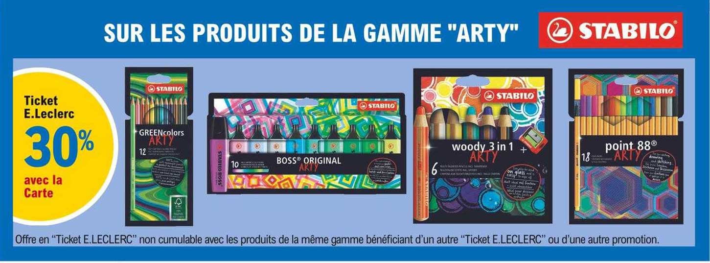 La Gamme "arty" Stabilo