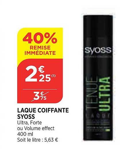 laque coiffante syoss