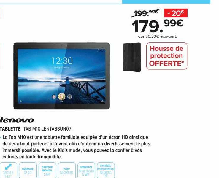 lenovo tablette tab m10 lentabbun07