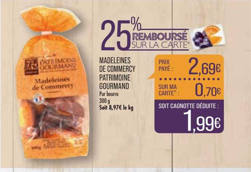 Madeleines De Commercy Patrimoine Gourmand
