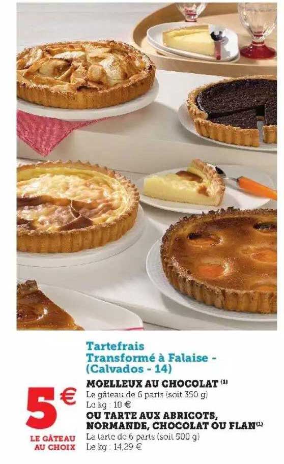 Moelleux Au Chocolat Ou Tarte Aux Abricots Normande Chocolat Ou Flan