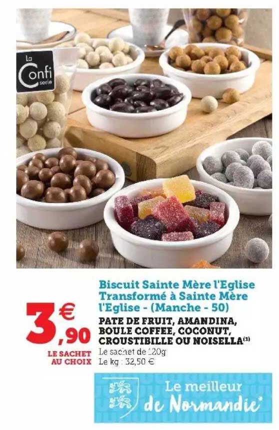 pate de fruit amandina boule coffee coconut croustibille ou noisella
