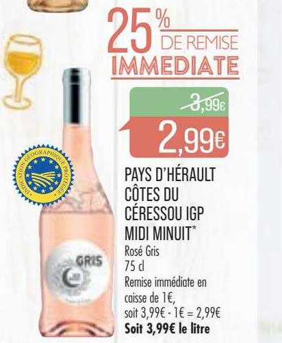 pays d'hérault côtes du céressou igp midi minuit