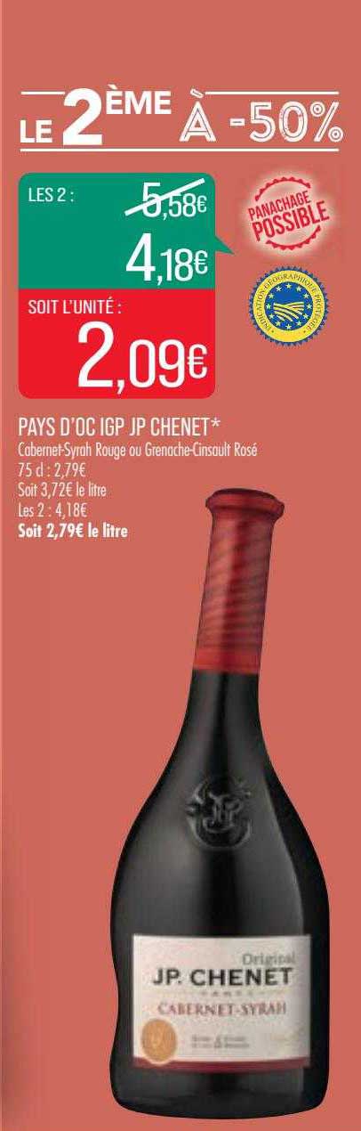 pays d'oc igp jp chenet