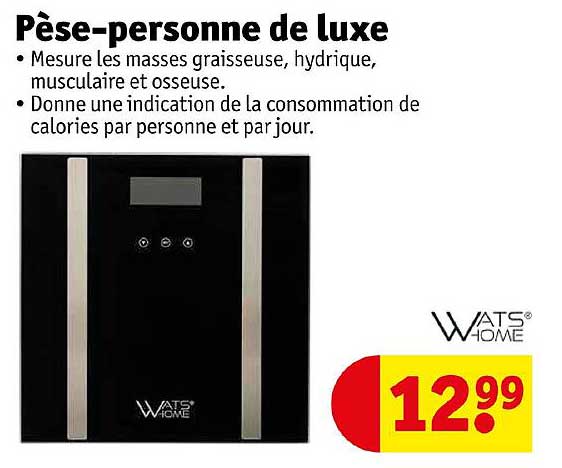 pèse-personne de luxe wats home