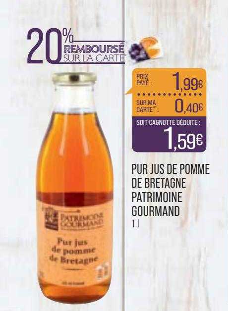 Pur Jus De Pomme De Bretagne Patrimoine Gourmand