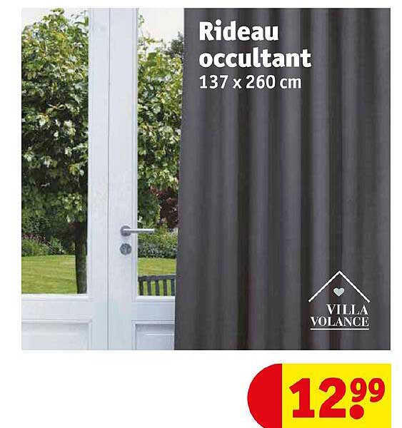 rideau occultant villa volance