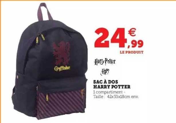 sac à dos harry potter