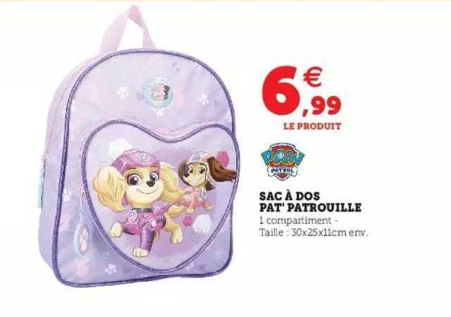 sac à dos pat' patrouille