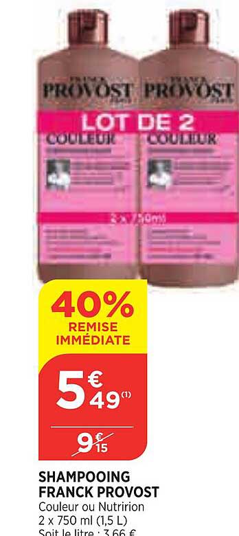 shampooing franck provost