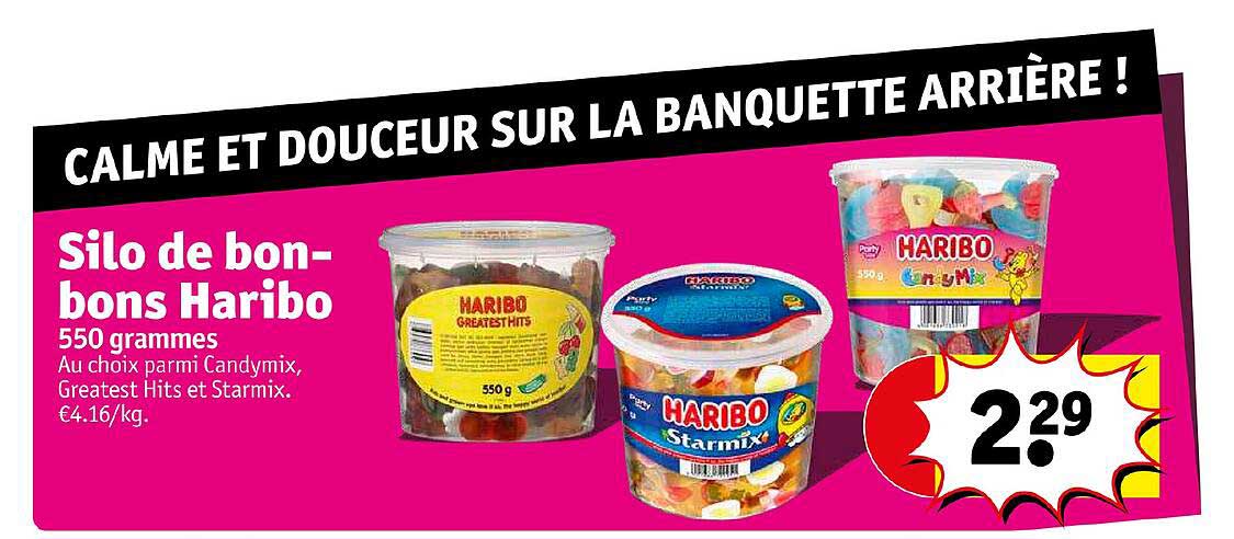 silo de bonbons haribo