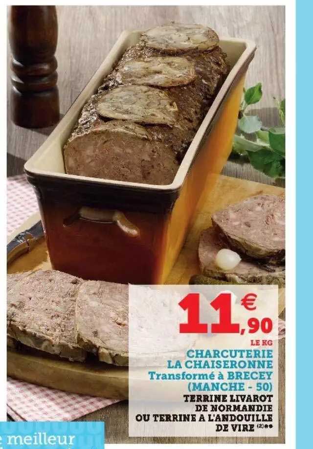 terrine livarot de normandie ou terrine à l'andouille de vire