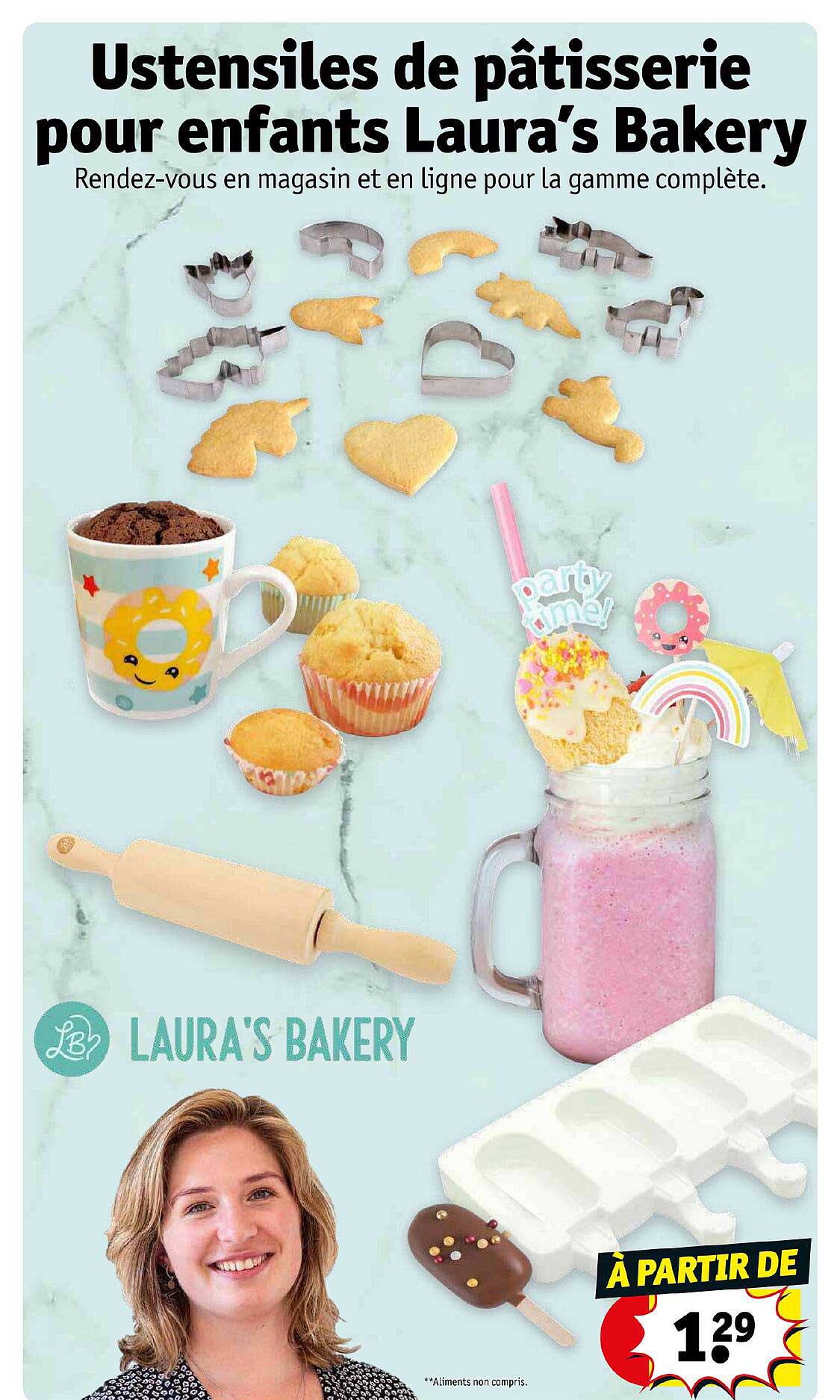 ustensiles de pâtisserie pour enfants laura's bakery