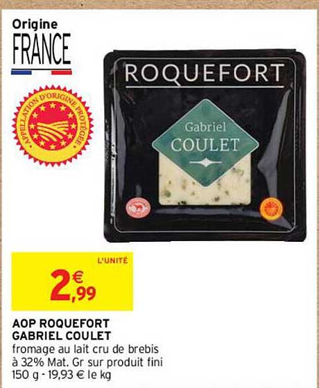 aop roquefort gabriel coulet