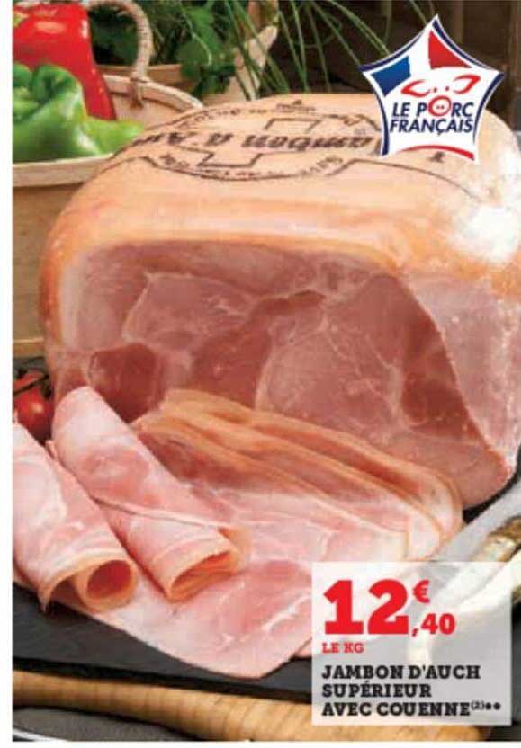 jambon d'auch supérieur avec couenne