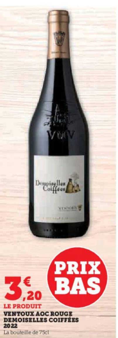 ventoux aoc rouge demoiselles coiffées 2022