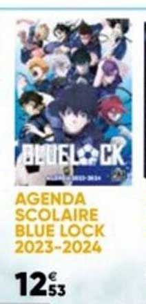 agenda scolaire blue lock 2023-2024