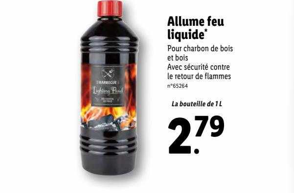 allume feu liquide