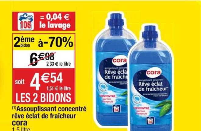 Assouplissant Concentré Rêve éclat De Fraîcheur Cora