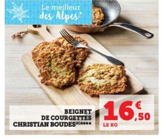 beignet de courgettes christian boudes