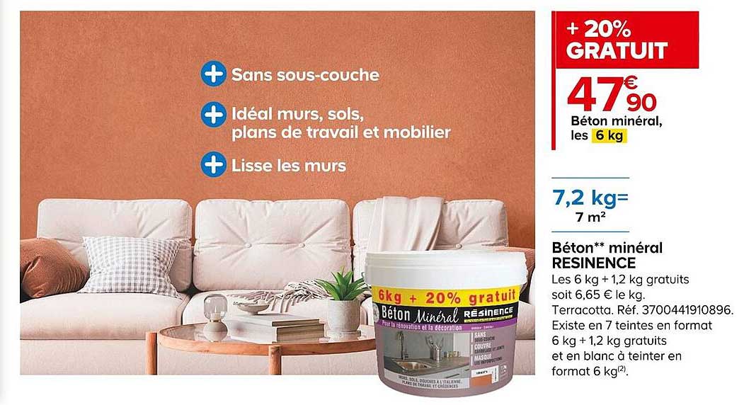 béton minéral résinence