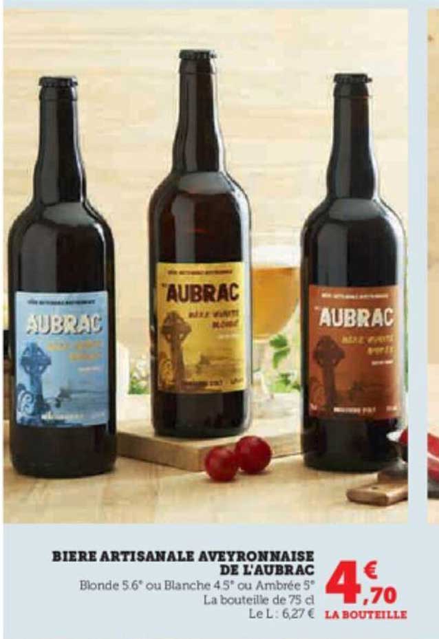 bière artisanale aveyronnaise de l'aubrac