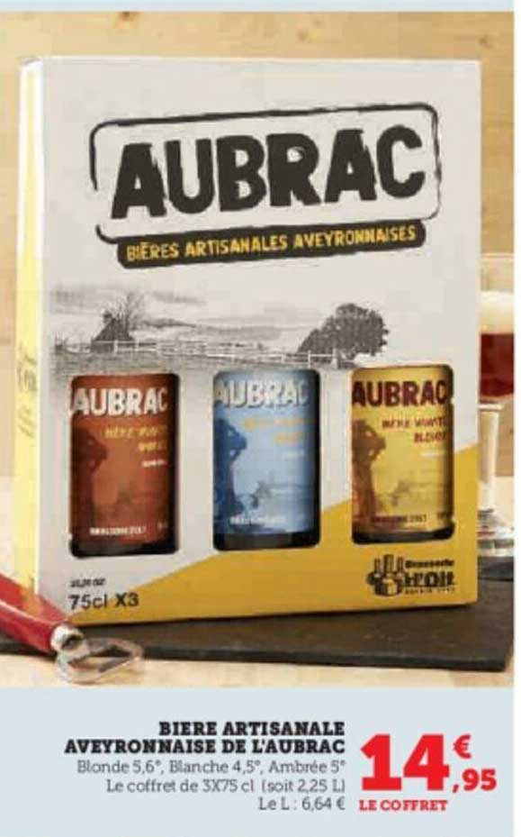 bière artisanale aveyronnaise de l'aubrac