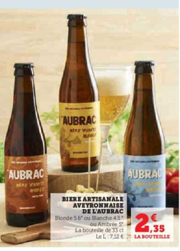 bière artisanale aveyronnaise de l'aubrac
